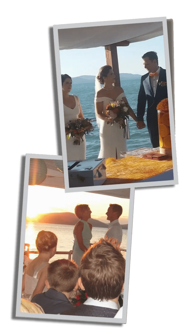 a group of people standing in front of a window