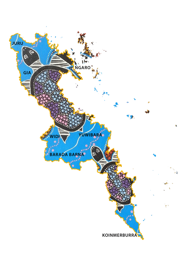 Ngaro Gia Country Map Whitsundays Traditional Owners